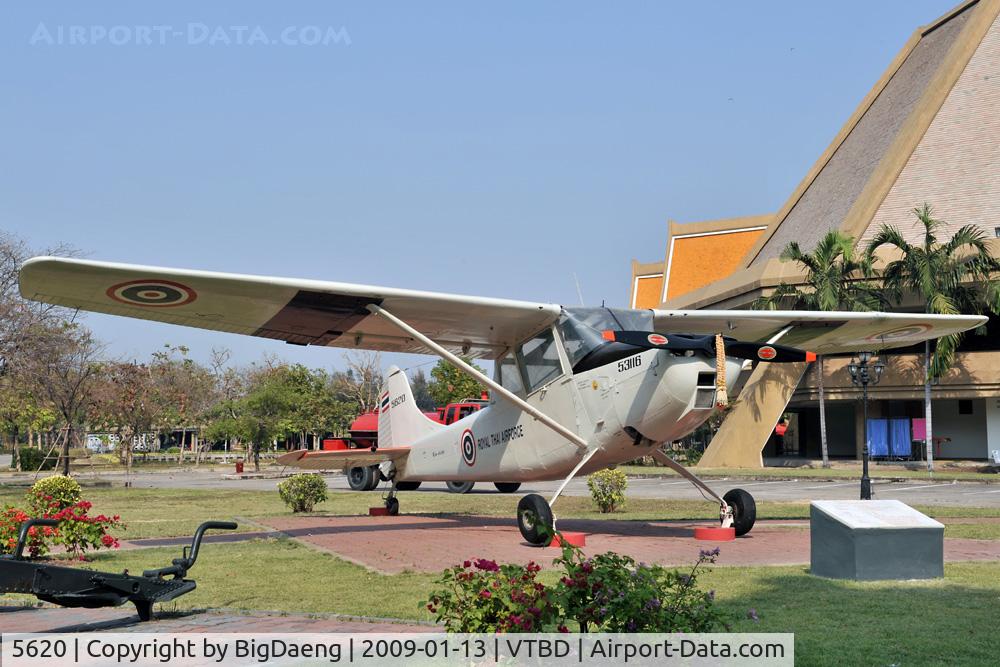 5620, Cessna O-1 Bird Dog C/N Not found 5620, Cessna O-1 Birddog at National Monument near VTBD