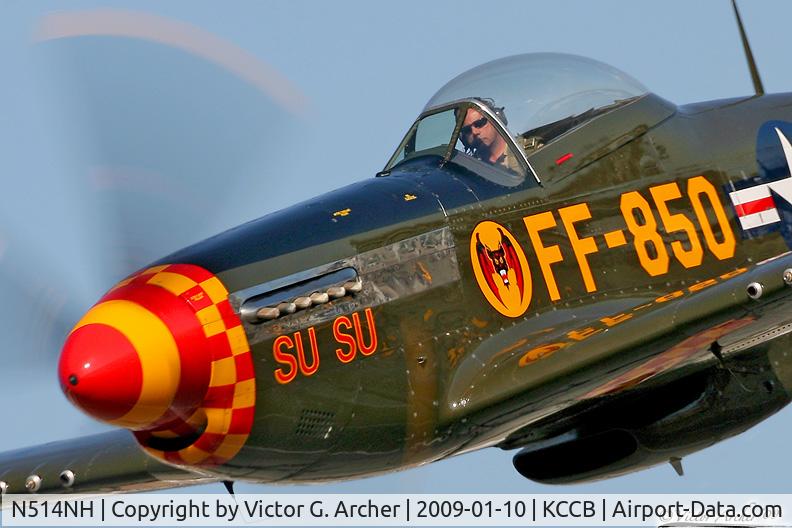 N514NH, 1944 North American P-51D Mustang C/N 122-44706  (44-84850), SU SU flying at the Cable Air Show