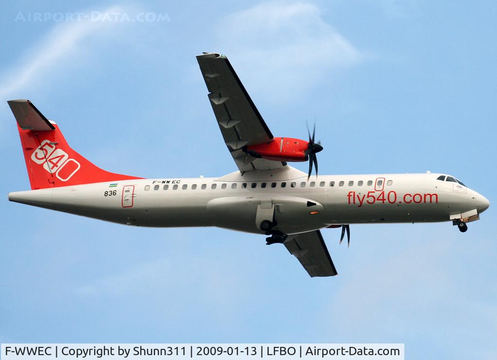F-WWEC, 2009 ATR 72-212A C/N 836, C/n 836