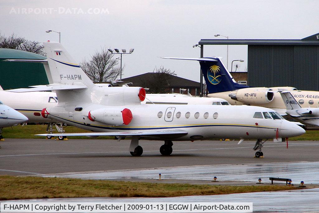 F-HAPM, 2005 Dassault Falcon 50EX C/N 346, French registered Falcon 50EX at Luton