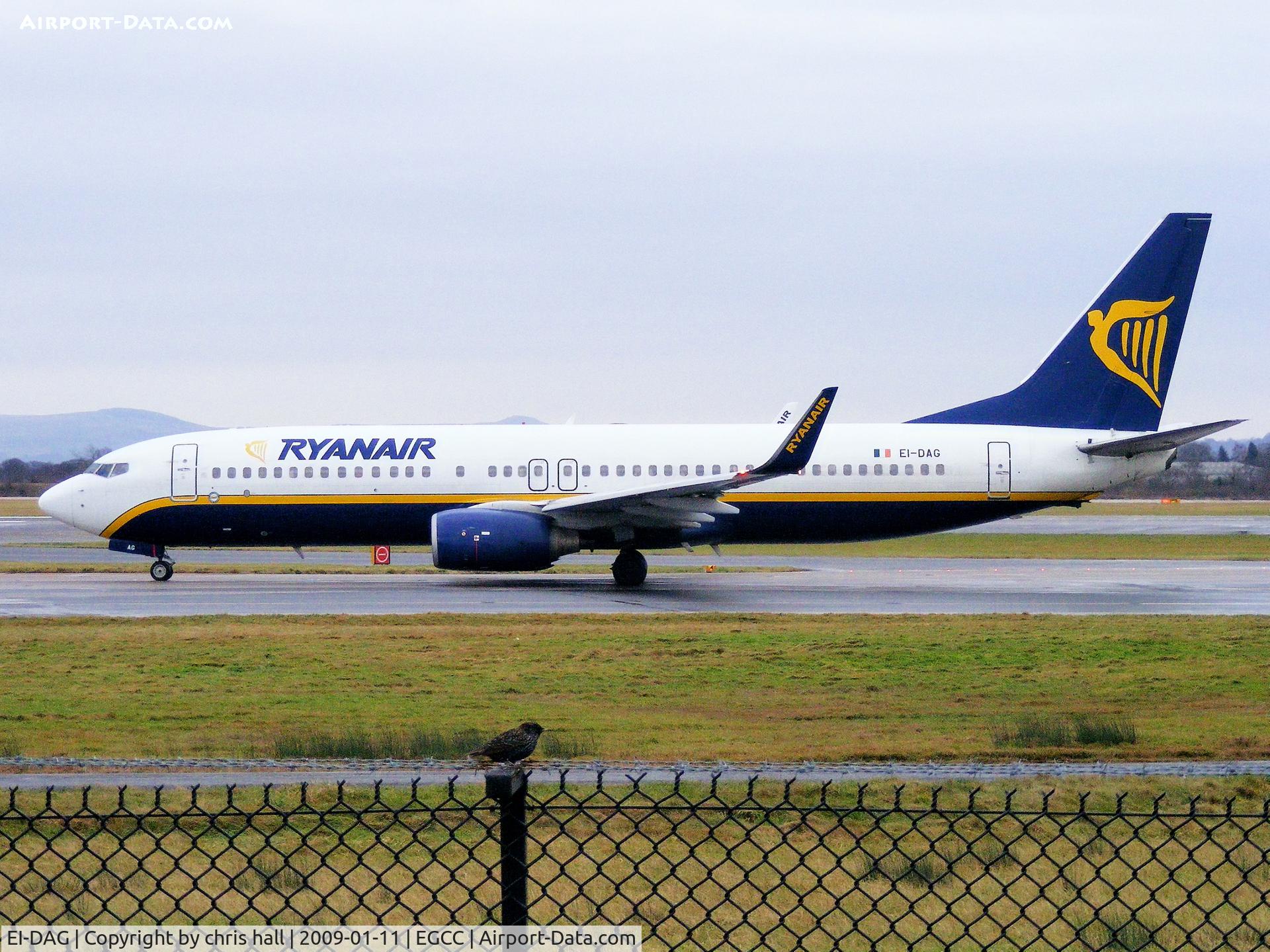 EI-DAG, 2002 Boeing 737-8AS C/N 29940, Ryanair