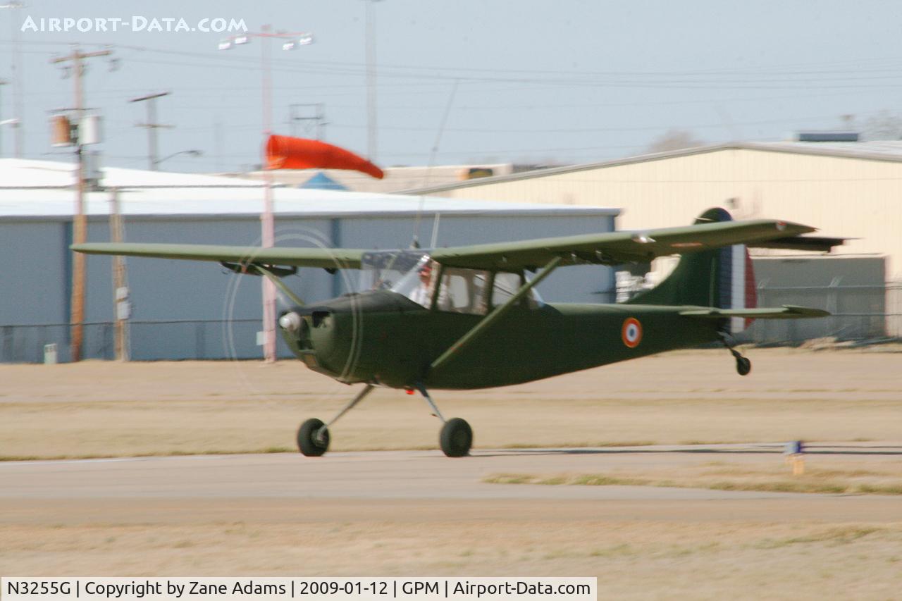 N3255G, 1957 Cessna L-19E Bird Dog C/N 24531, Former French Bird Dog at Grand Prairie Municipal