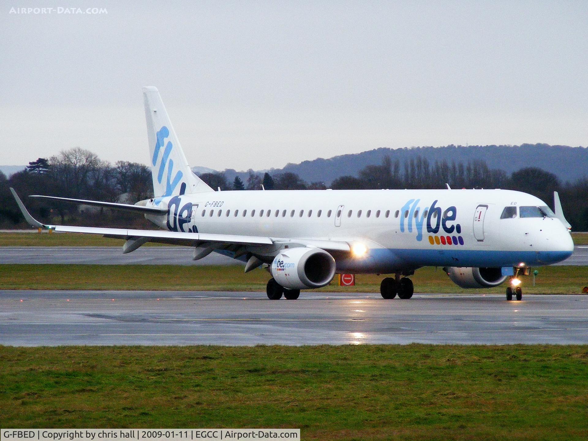 G-FBED, 2007 Embraer 195LR (ERJ-190-200LR) C/N 19000084, Flybe
