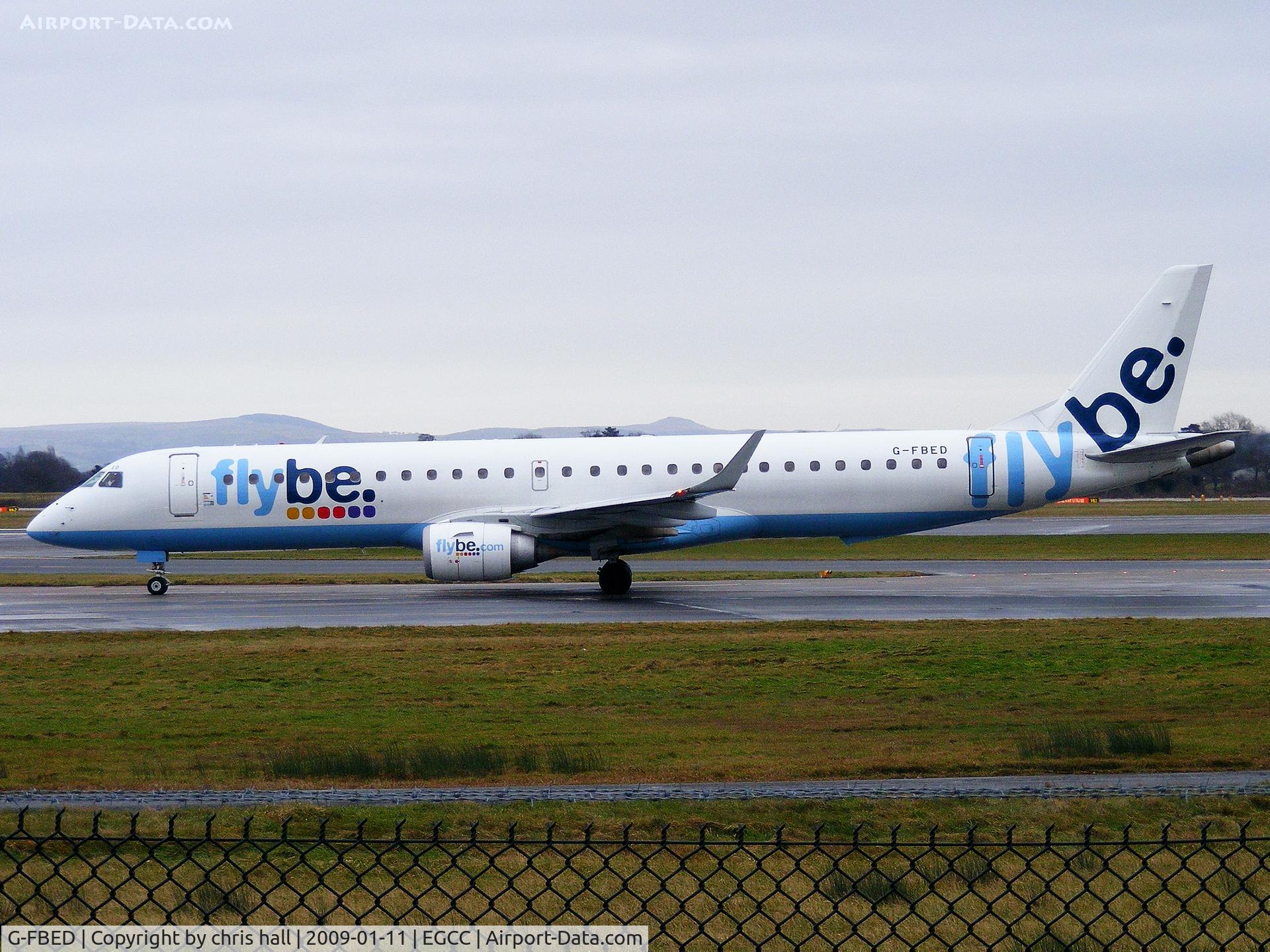G-FBED, 2007 Embraer 195LR (ERJ-190-200LR) C/N 19000084, Flybe