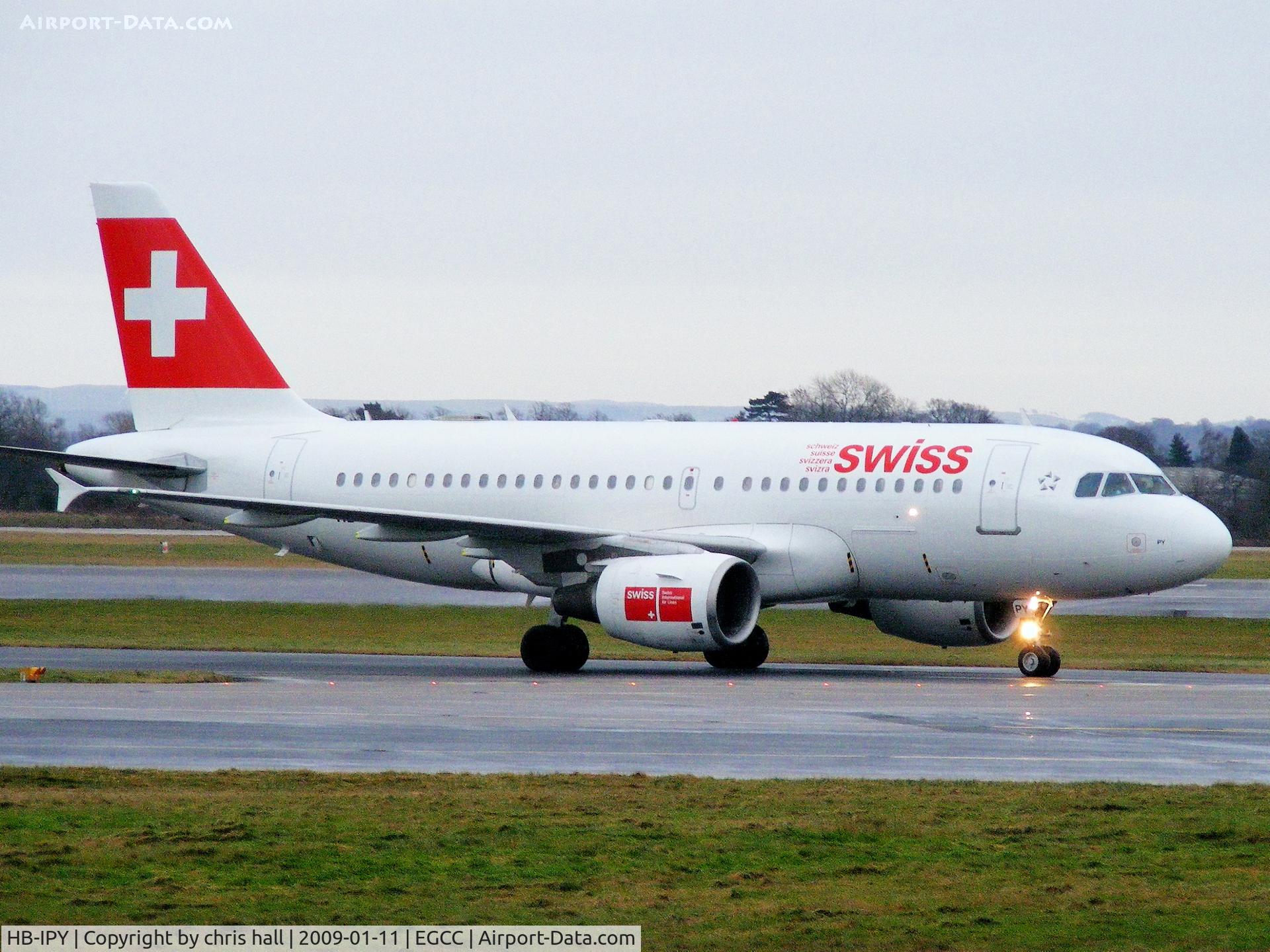 HB-IPY, 1996 Airbus A319-112 C/N 621, Swiss Air