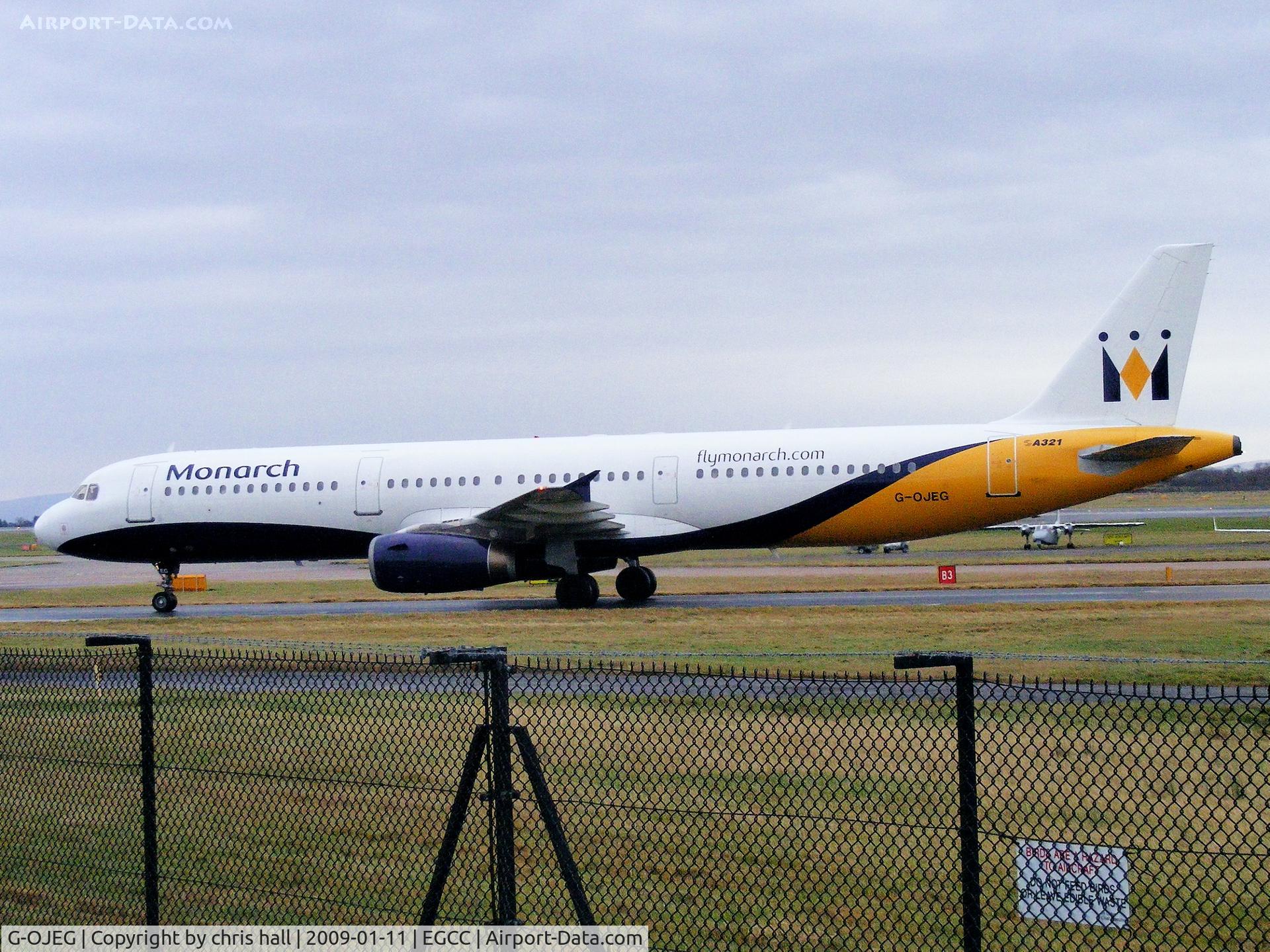 G-OJEG, 1999 Airbus A321-231 C/N 1015, Monarch