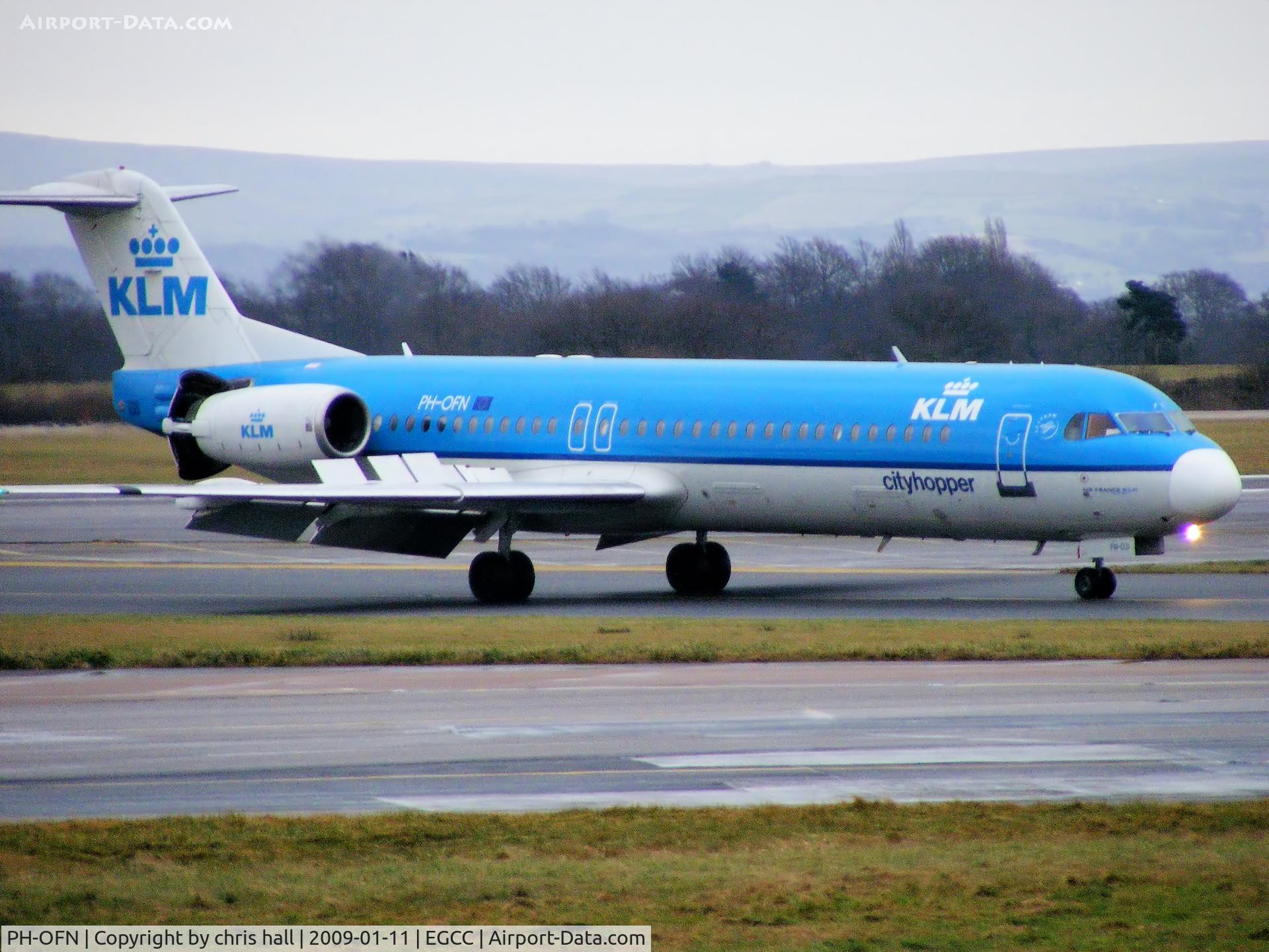 PH-OFN, 1993 Fokker 100 (F-28-0100) C/N 11477, klm