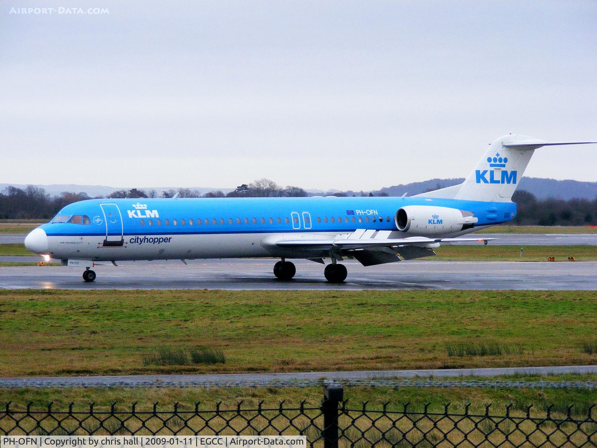 PH-OFN, 1993 Fokker 100 (F-28-0100) C/N 11477, KLM