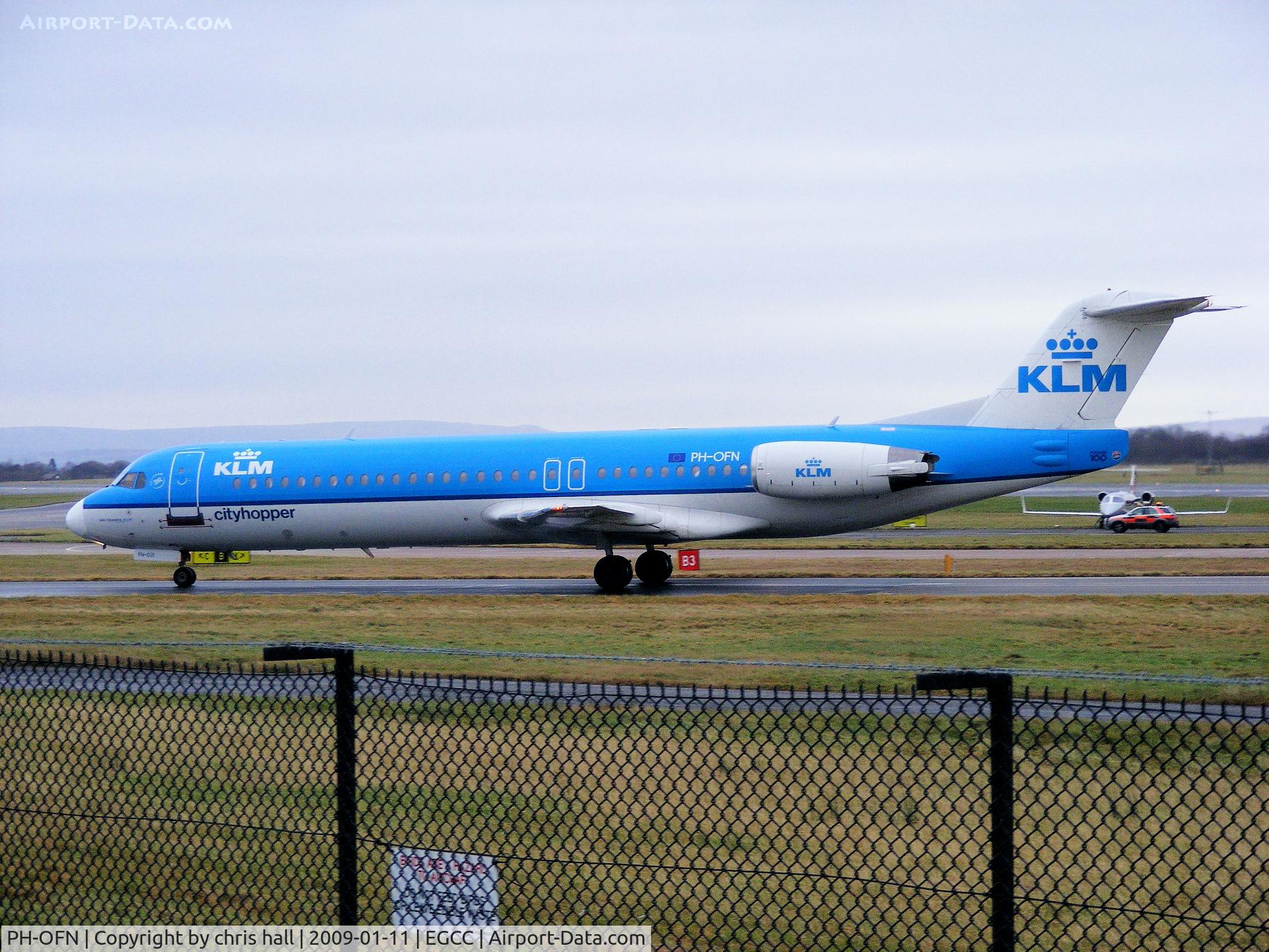 PH-OFN, 1993 Fokker 100 (F-28-0100) C/N 11477, KLM
