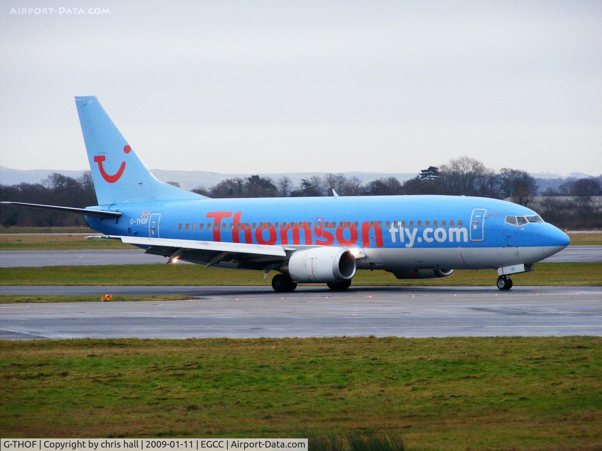 G-THOF, 1995 Boeing 737-3Q8 C/N 26314, Thomson