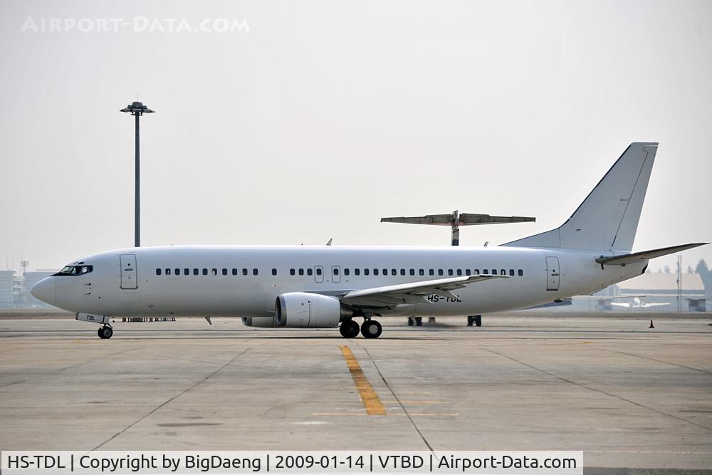 HS-TDL, 1997 Boeing 737-4D7 C/N 28702, Just after pushed back, taxiing out for flight testing!