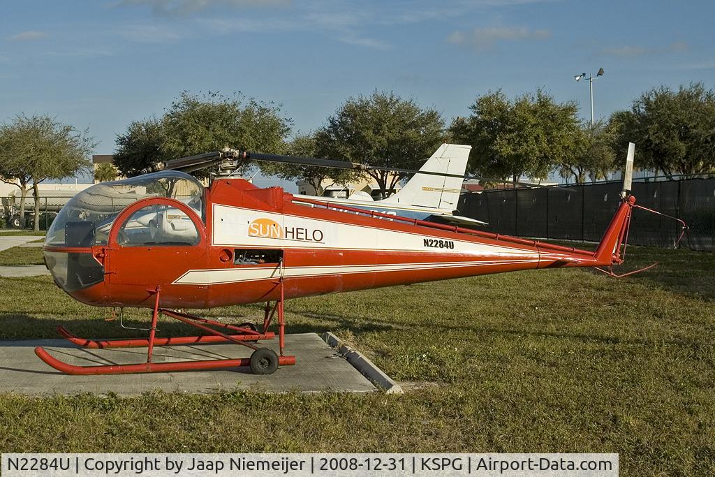 N2284U, 1965 Brantly B-2B C/N 454, Brantley B-2B without rotor