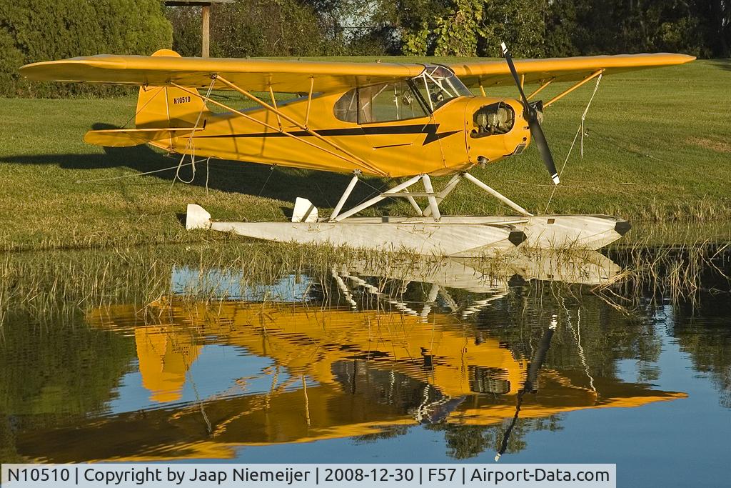 N10510, 1956 Piper J3C-65 Cub Cub C/N 45-4942A, Shot in the evening sun
