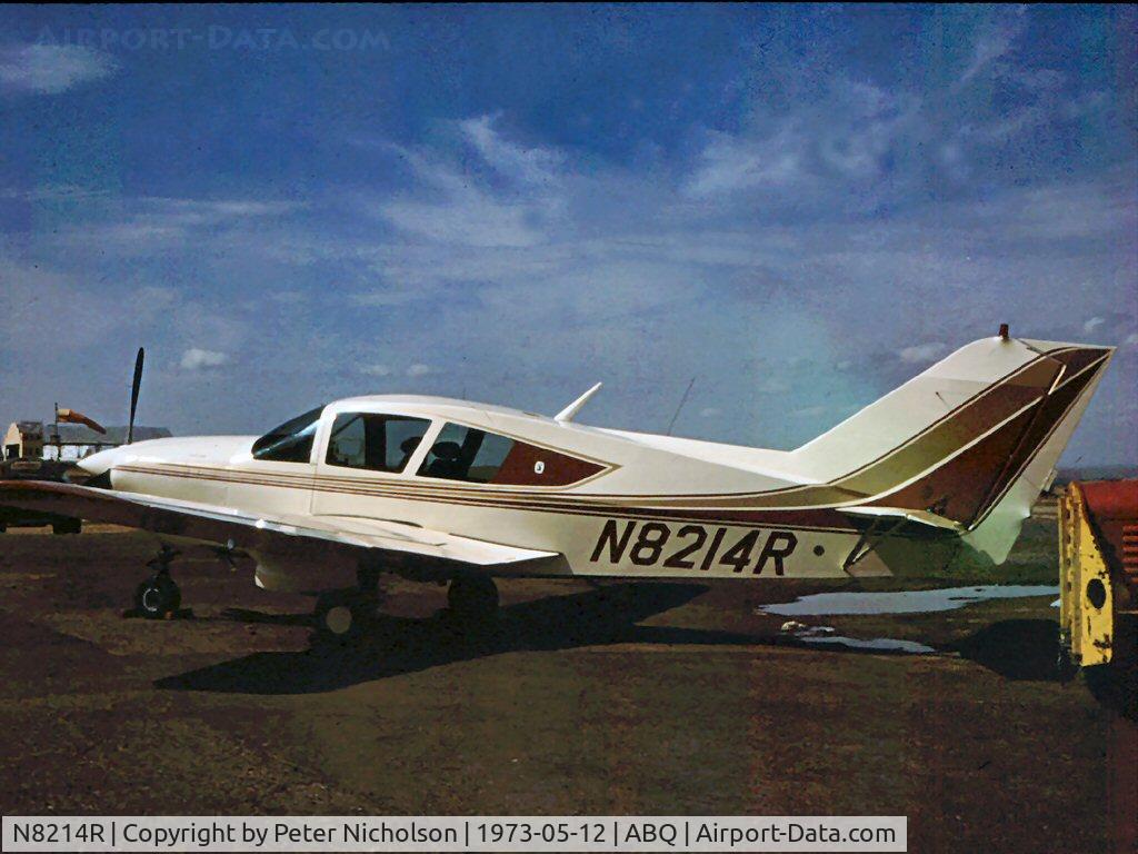 N8214R, 1972 Bellanca 17-30A Viking C/N 30472, This Viking was parked at Albuquerque in 1973.