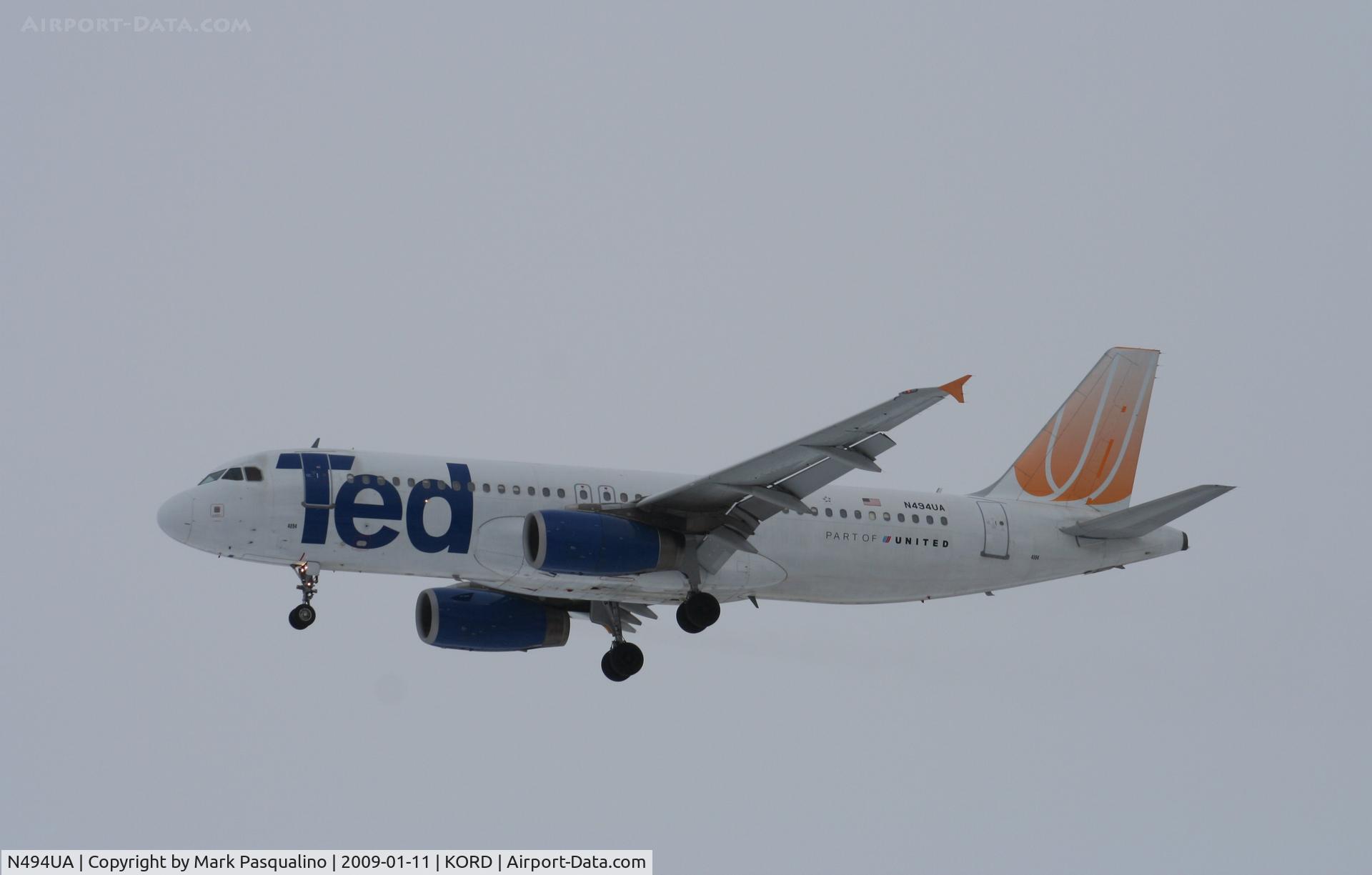 N494UA, 2002 Airbus A320-232 C/N 1840, Airbus A320