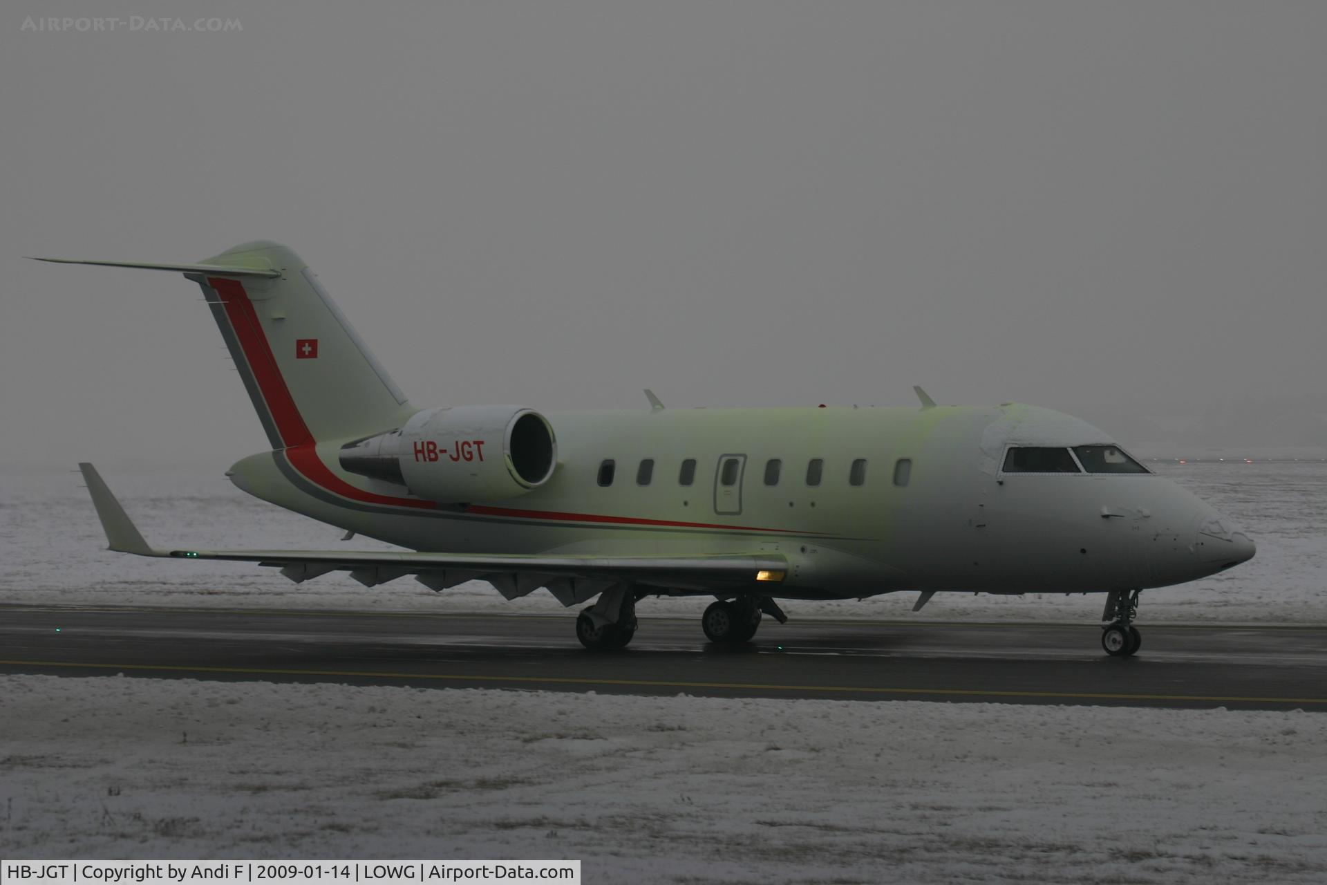 HB-JGT, 2008 Bombardier Challenger 605 (CL-600-2B16) C/N 5736, With De-Ice-Soup