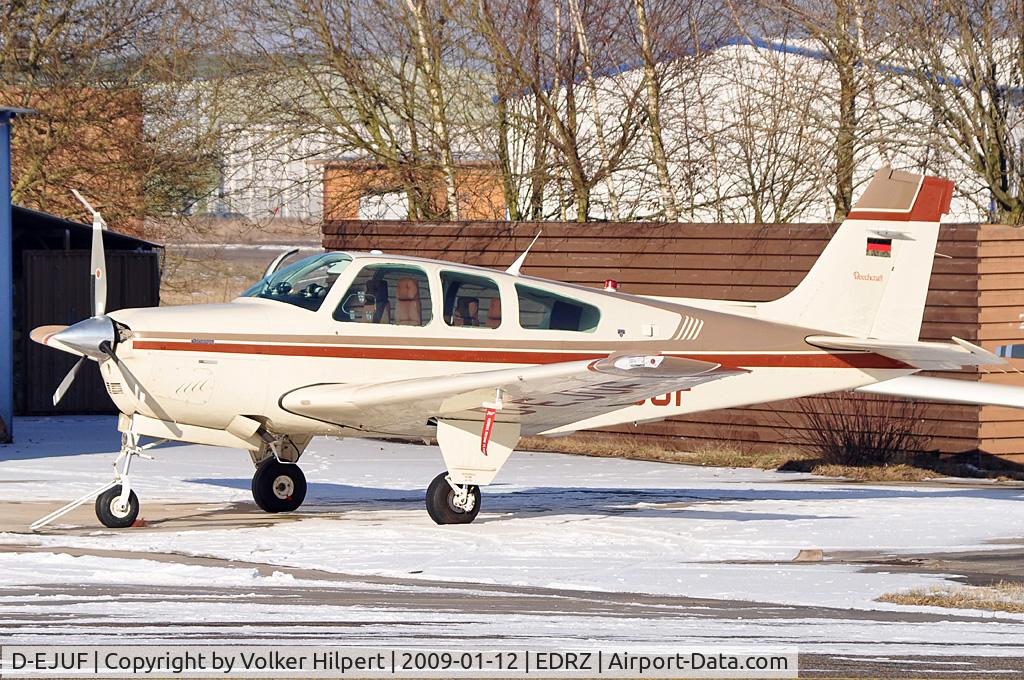 D-EJUF, 1988 Beech F33A Bonanza Bonanza C/N CE-1247, on a nice winter day at zqw!!