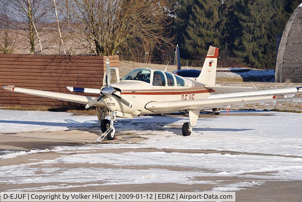 D-EJUF, 1988 Beech F33A Bonanza Bonanza C/N CE-1247, on a nice winter day at zqw!!