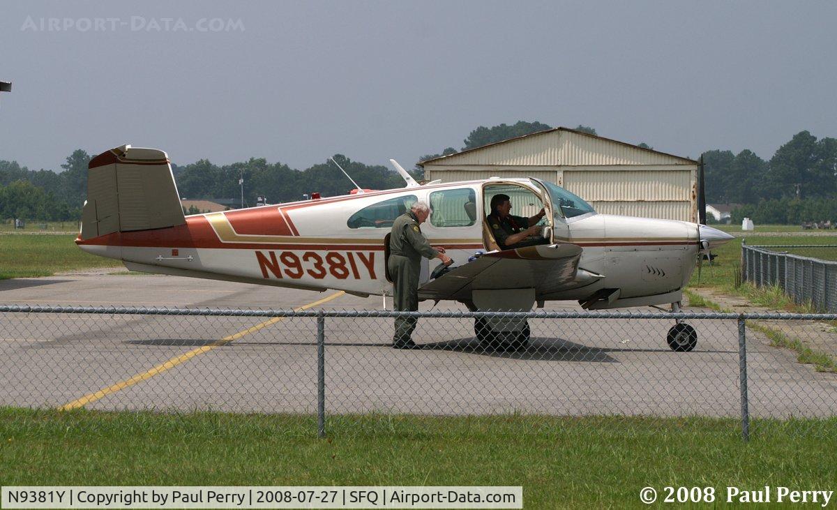 N9381Y, 1960 Beech N35 Bonanza C/N D-6576, Post-flight profile