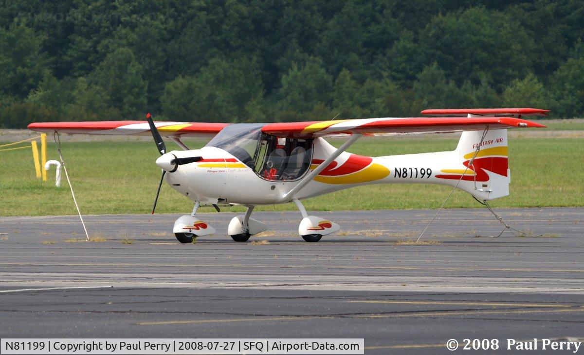 N81199, 2006 Fantasy Air Allegro 2000 C/N 06-229, Resting a short while at Suffolk, VA