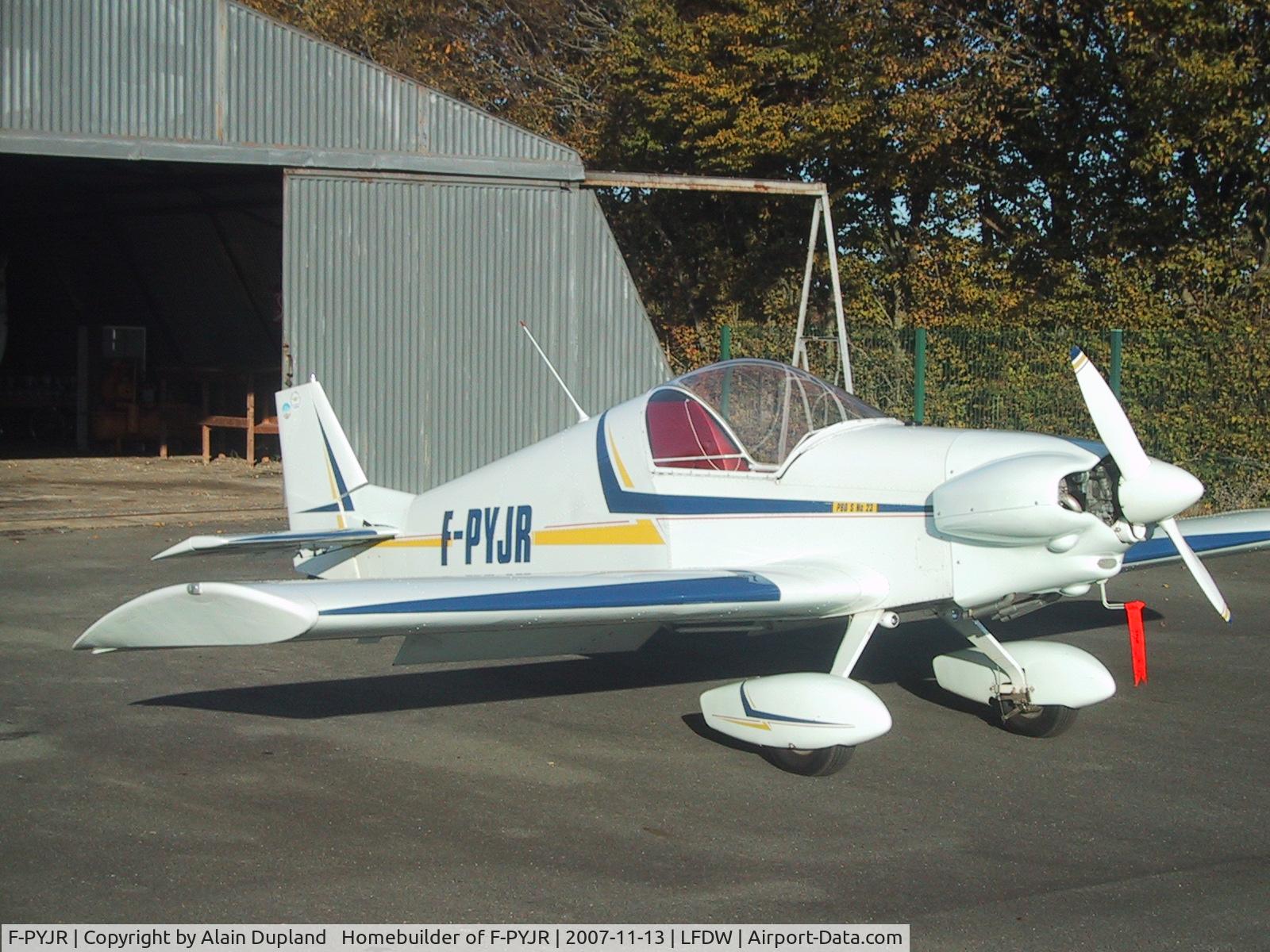 F-PYJR, 1982 Pottier P-80S C/N 23, Single seat sport Aircraft