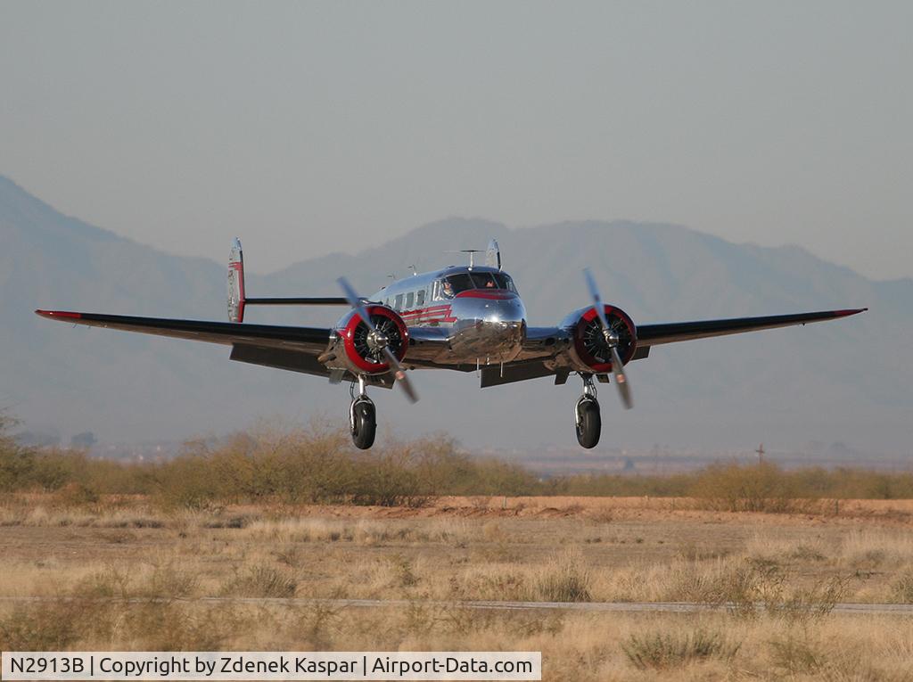 N2913B, 1953 Beech D18S C/N A-963, Coolidge