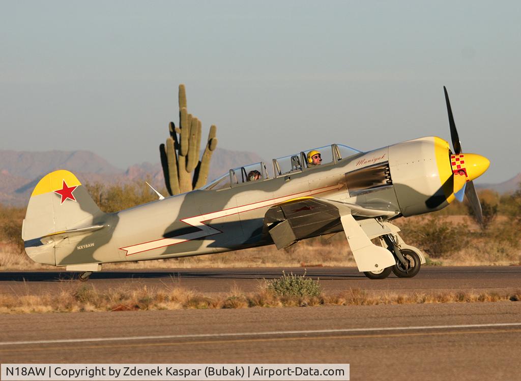 N18AW, 1954 Let C-11 (Yak-11) C/N 25-III-20, Coolidge Fly In