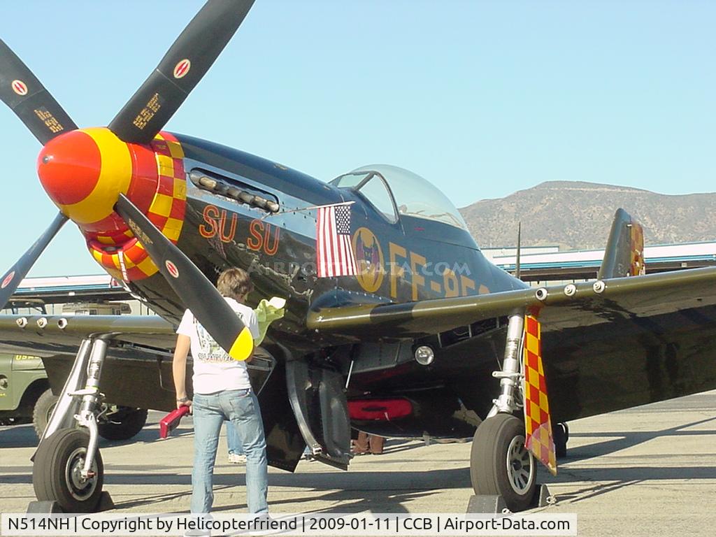 N514NH, 1944 North American P-51D Mustang C/N 122-44706  (44-84850), Keeping the P-51 sparkling