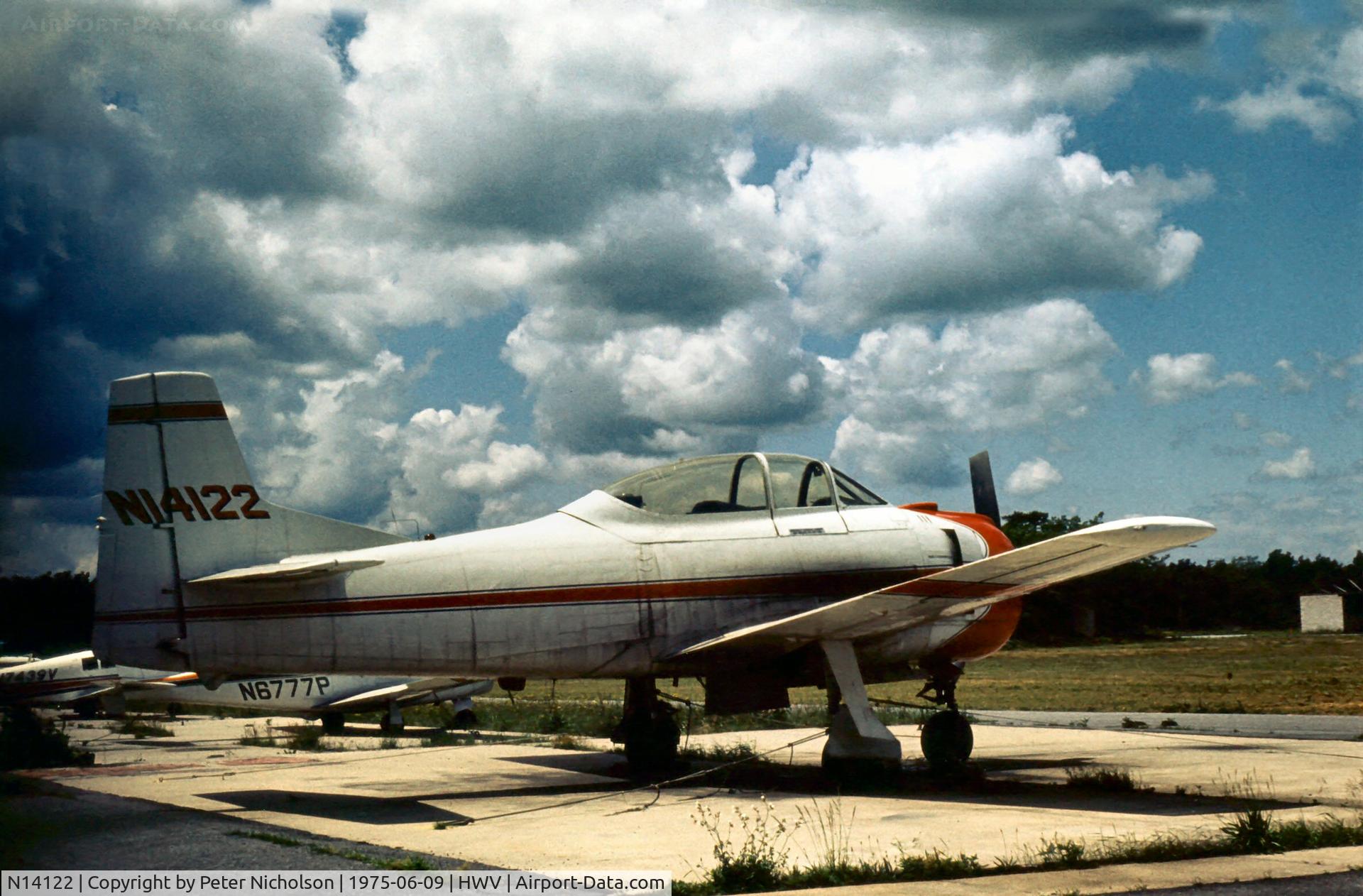 N14122, 1961 North American NA-260 (T-28) Nomad C/N 51-3678, This ex-T-28A Trojan served as Fennec 118 with the French Air Force.