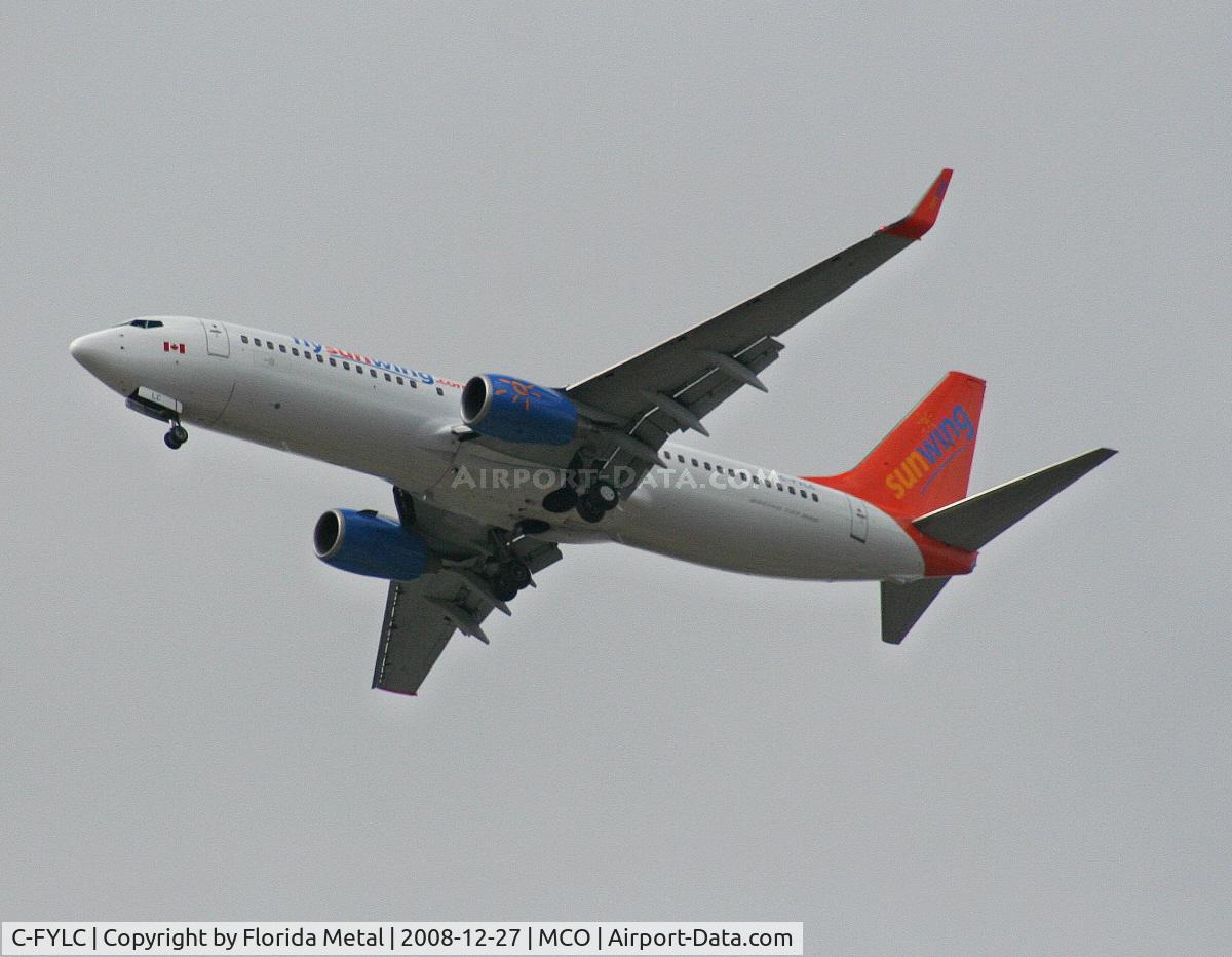 C-FYLC, 2006 Boeing 737-8BK C/N 33029, Sunwing 737-800 wearing the registration formerly worn by an Air Canada A340