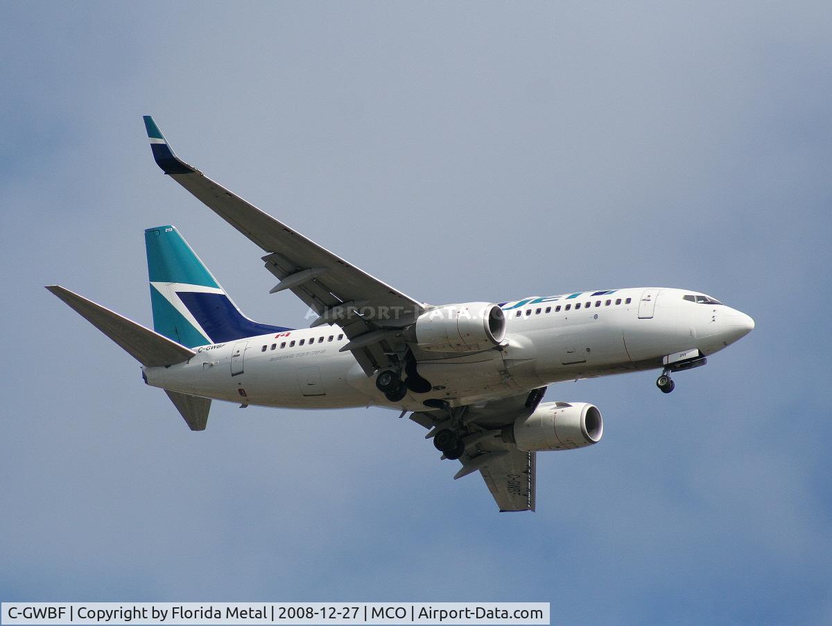 C-GWBF, 2003 Boeing 737-7CT C/N 32757, West Jet 737-700