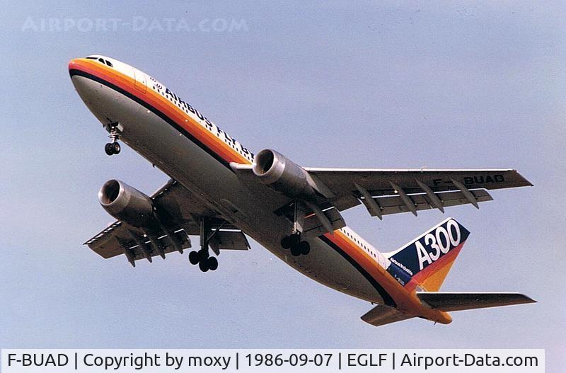 F-BUAD, 1973 Airbus A300B2-103 C/N 003, AIRBUS A300 B2-103