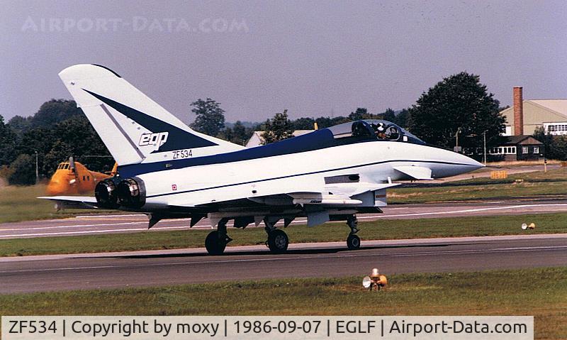 ZF534, 1986 British Aerospace EAP C/N Unknown, British Aerospace EAP (Precursor of the Typhoon)