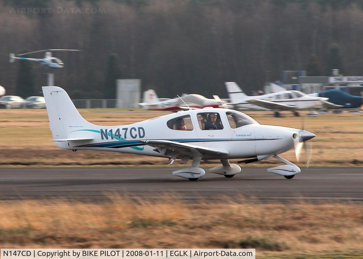 N147CD, 2000 Cirrus SR20 C/N 1043, TAKE OFF RUN FROM RWY 25