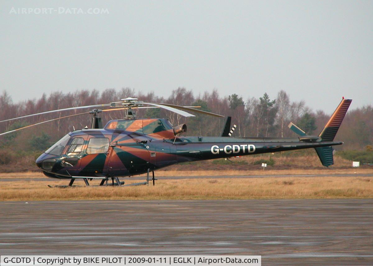 G-CDTD, 2005 Eurocopter AS-350B-2 Ecureuil Ecureuil C/N 9072, SMART COLOR SCHEME