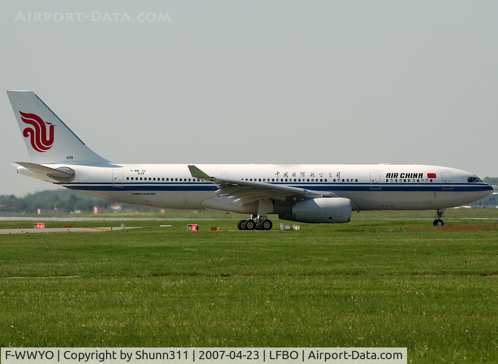 F-WWYO, 2011 Airbus A330-323 C/N 1209, C/n 839 - To be B-6081