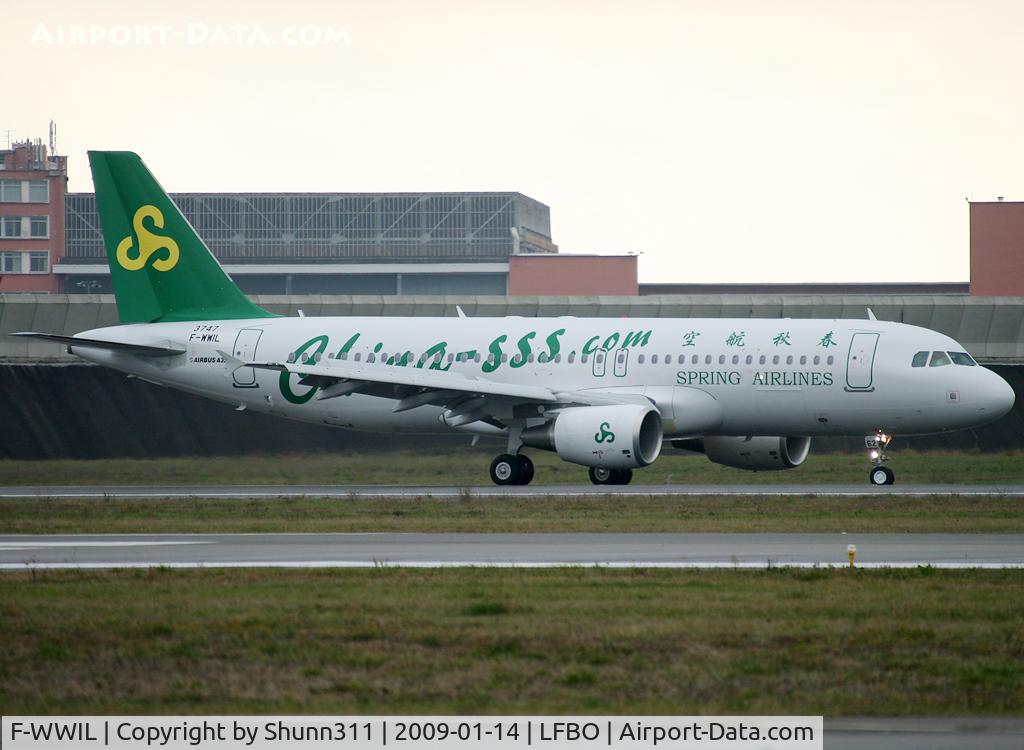 F-WWIL, 2008 Airbus A320-214 C/N 3747, C/n 3747