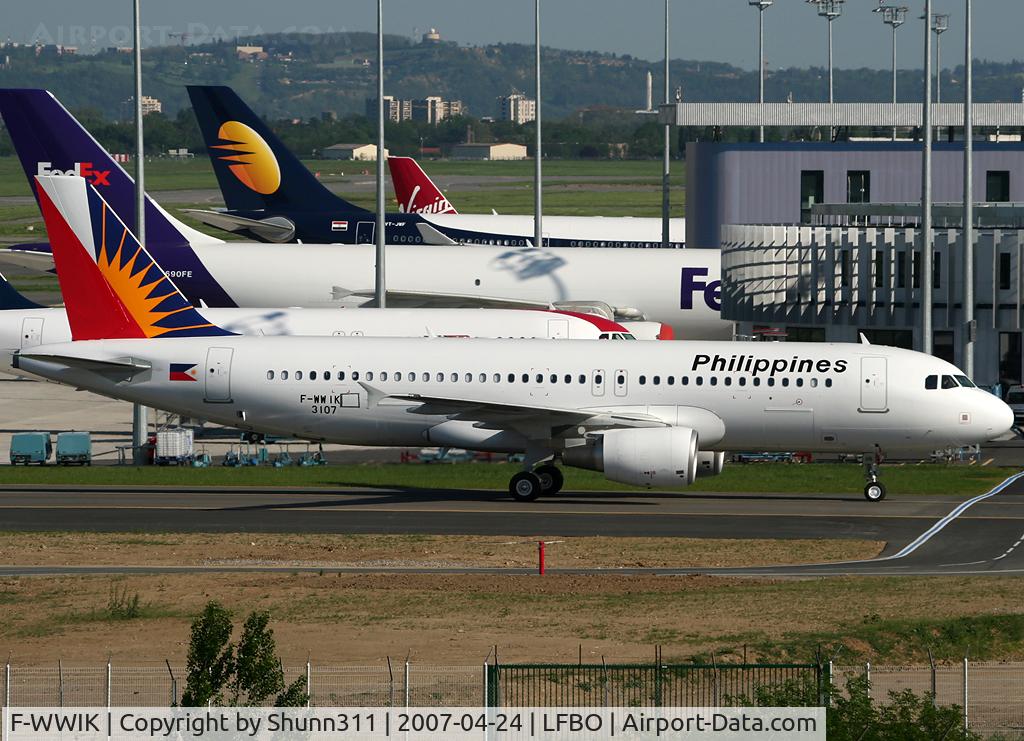 F-WWIK, 2007 Airbus A320-214 C/N 3107, C/n 3107 - To be RP-C8605