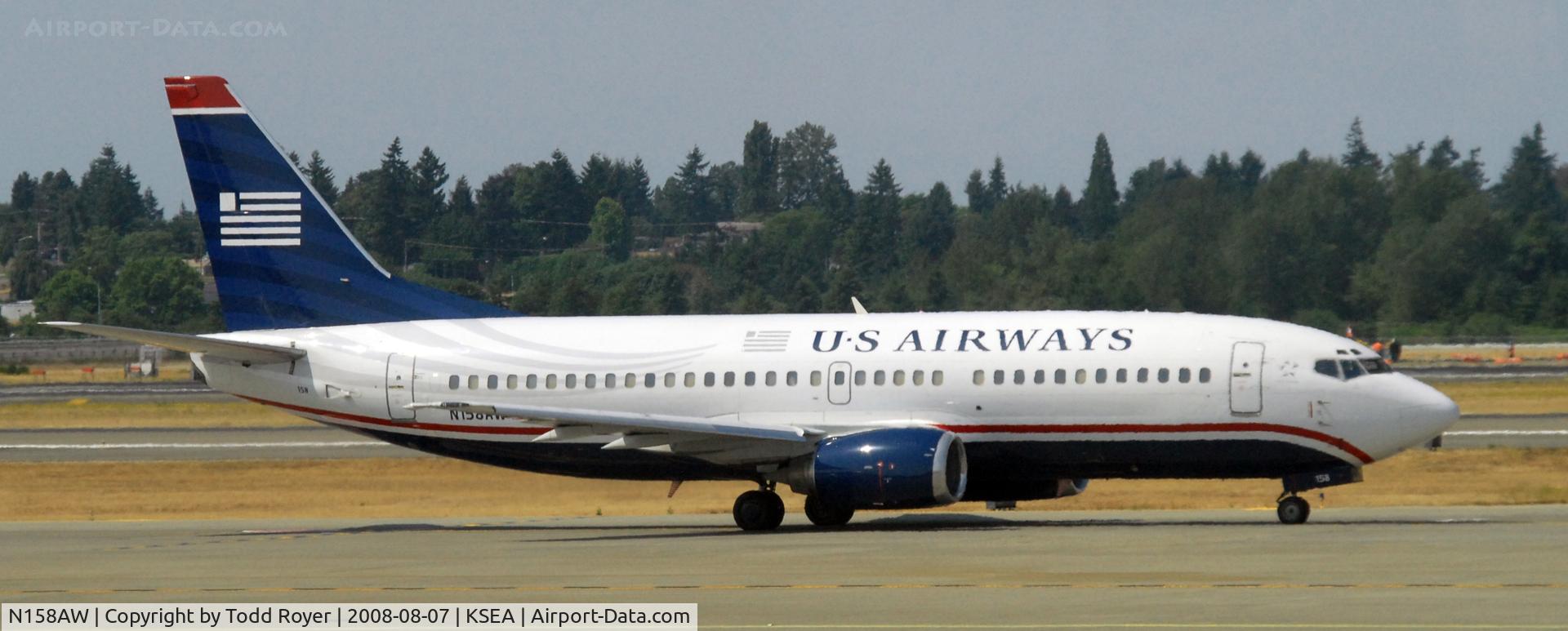 N158AW, 1987 Boeing 737-3G7 C/N 23780, Taxi for departure