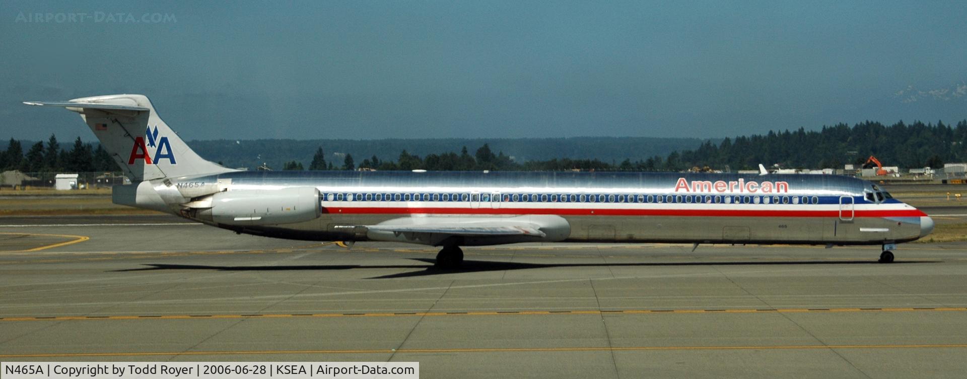 N465A, 1988 McDonnell Douglas MD-82 (DC-9-82) C/N 49595, Taxi for departure