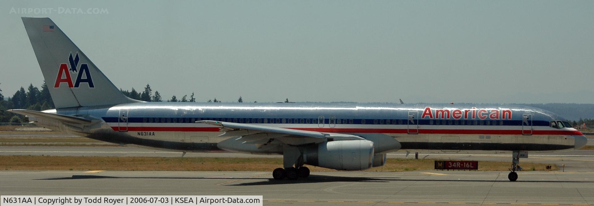 N631AA, 1990 Boeing 757-223 C/N 24589, Taxi for departure