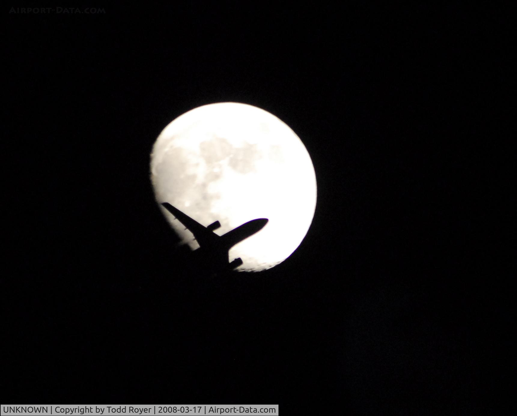 UNKNOWN, Boeing 737 C/N Unknown, 737 Crossing the Moon