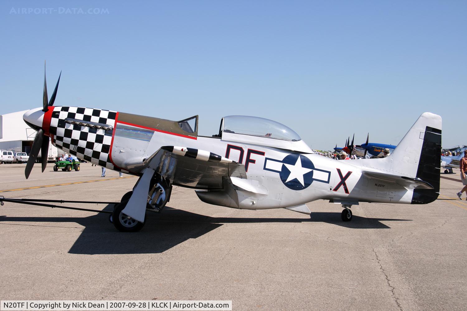 N20TF, 1967 North American (Cavalier) TF-51D Mustang C/N AF67-14866, KLCK