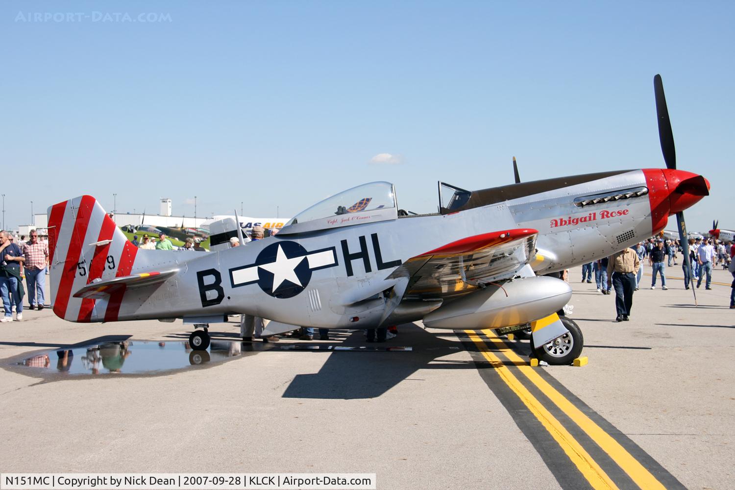 N151MC, 1968 North American F-51D Mustang Mustang C/N AF6722581, KLCK