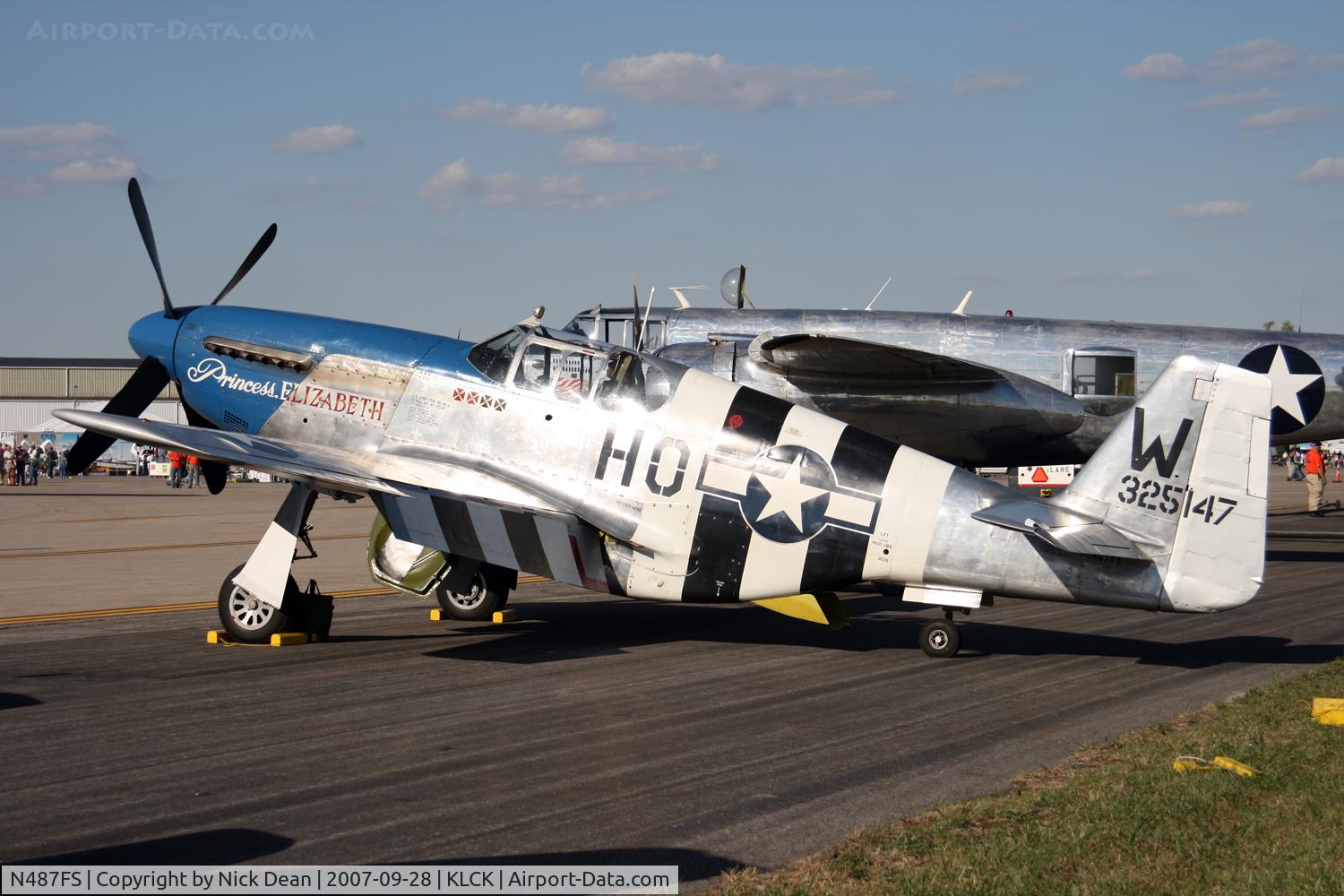 N487FS, 1943 North American P-51C Mustang C/N 103-26778, KLCK C/N is 103-26778 not as posted