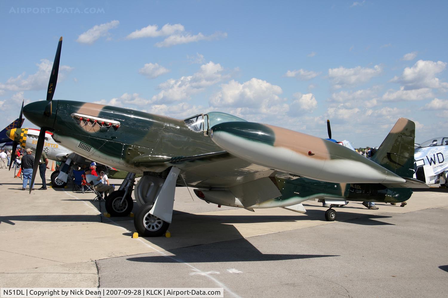 N51DL, 1944 North American P-51D Mustang C/N 26890, KLCK C/N 109-26890