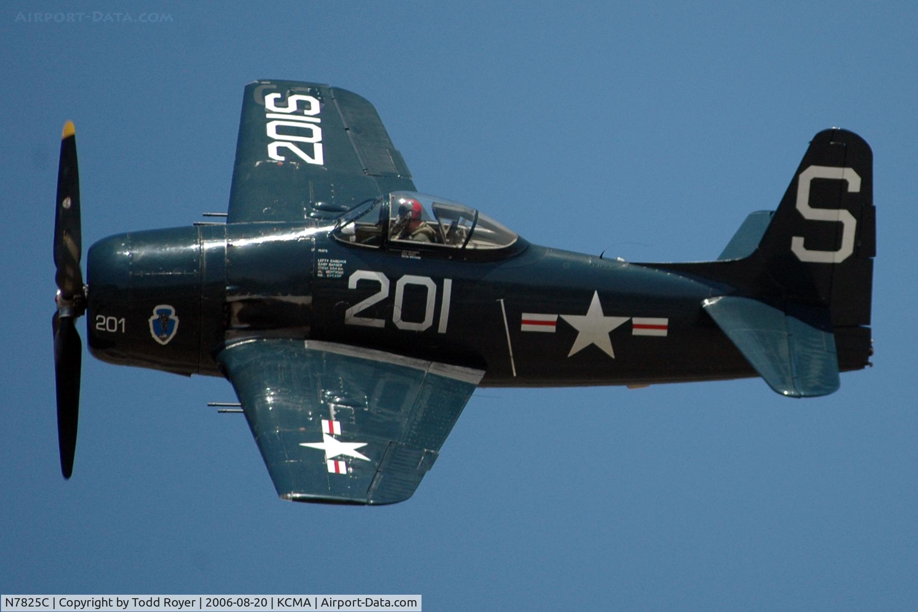 N7825C, 1948 Grumman F8F-2 (G58) Bearcat C/N D.1227, Camarillo Airshow 2006