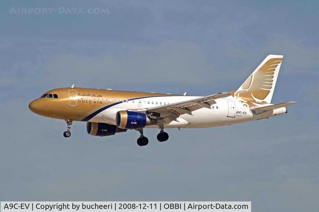 A9C-EV, 2003 Airbus A319-112 C/N 1901, Gulf Air A319