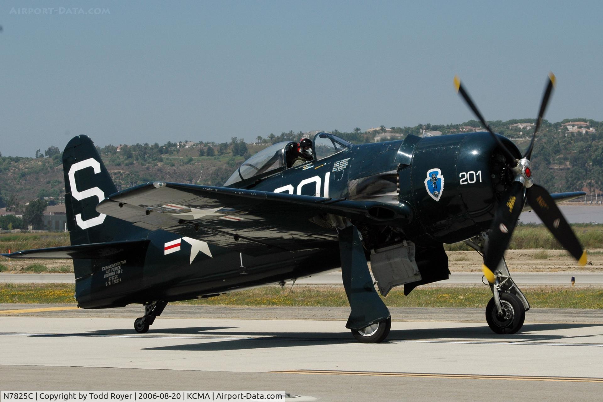 N7825C, 1948 Grumman F8F-2 (G58) Bearcat C/N D.1227, Camarillo Airshow 2006