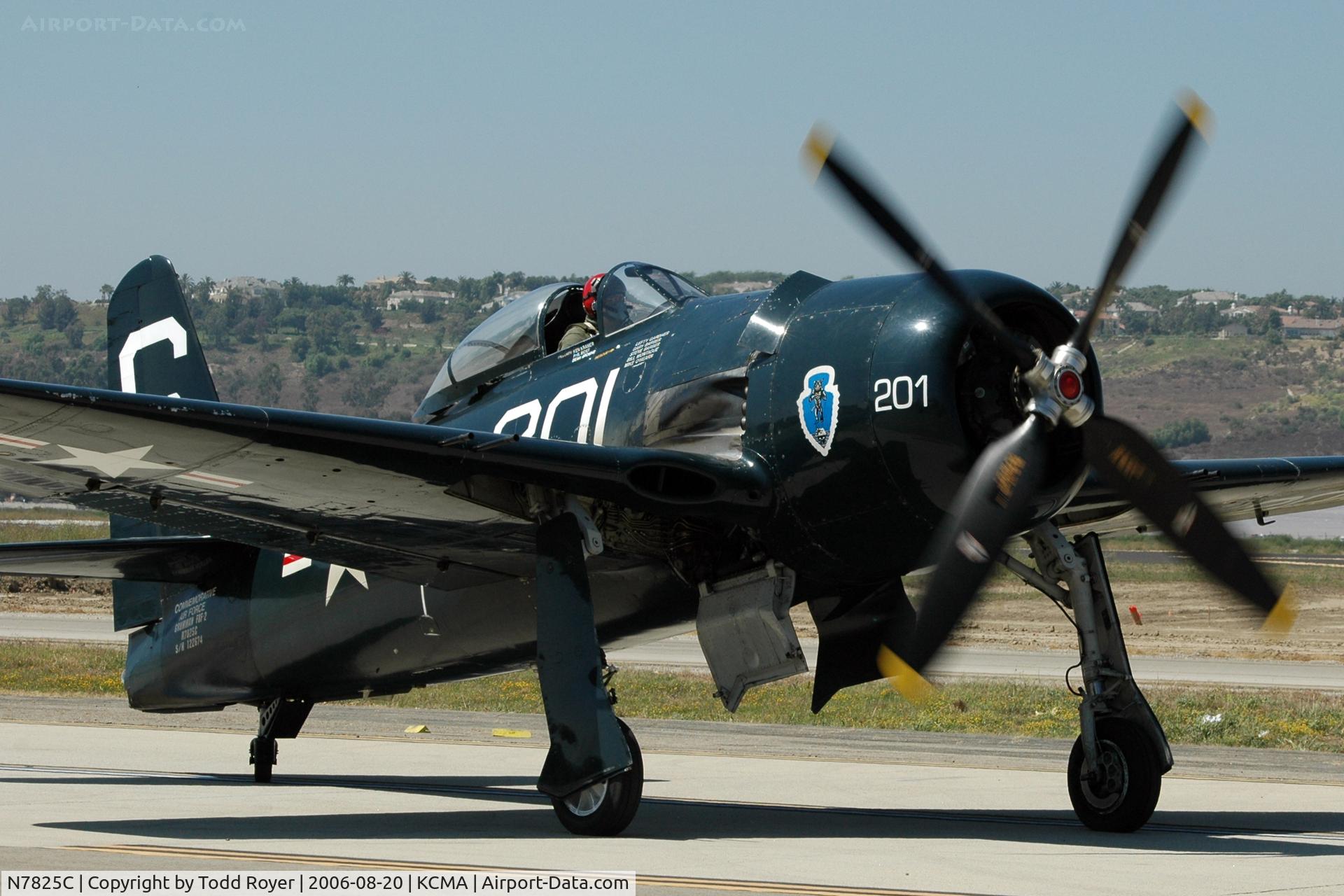 N7825C, 1948 Grumman F8F-2 (G58) Bearcat C/N D.1227, Camarillo Airshow 2006